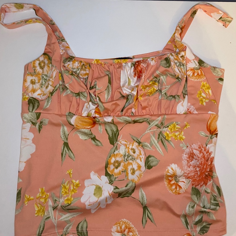 Floral tank top